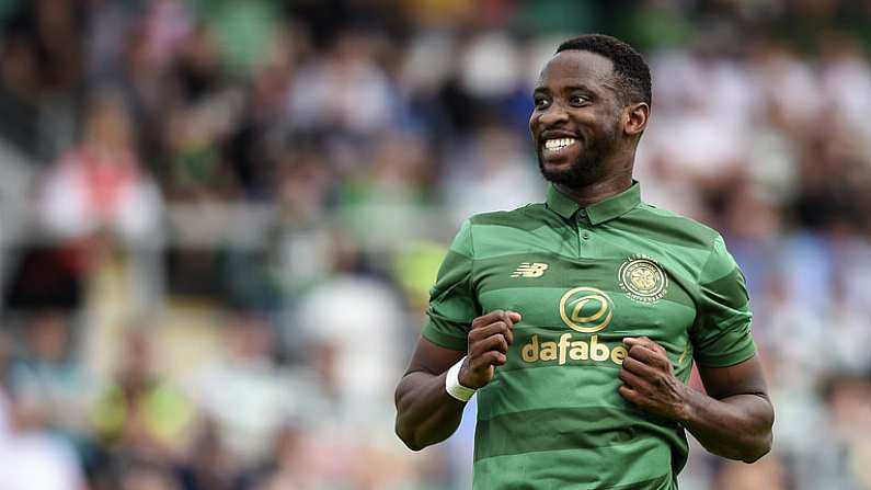 8 July 2017; Moussa Dembele of Glasgow Celtic during the friendly match between Shamrock Rovers and Glasgow Celtic at Tallaght Stadium in Dublin. Photo by David Fitzgerald/Sportsfile