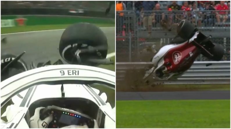 Watch: F1 Driver Escapes Horrific Spiraling Crash At Italian Grand Prix Practice