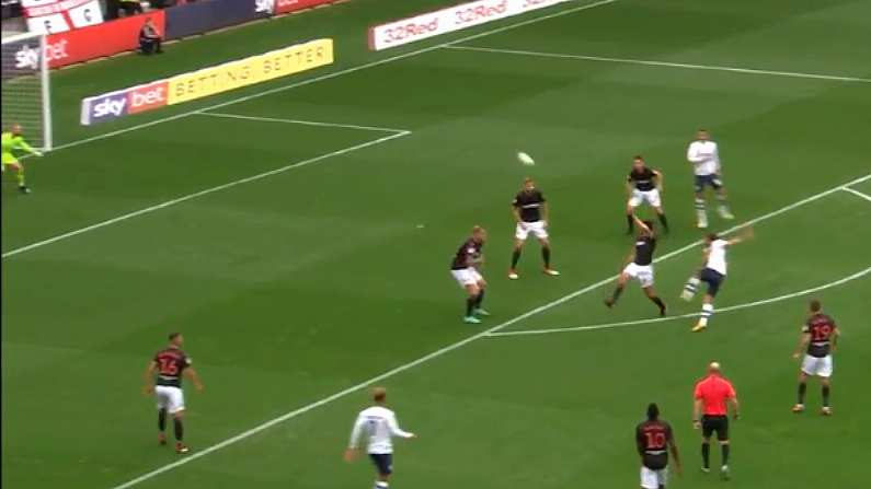 Watch: Ireland's Alan Browne Scores Outrageous Volley In Preston Draw