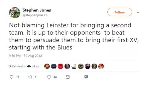 leinster team selection