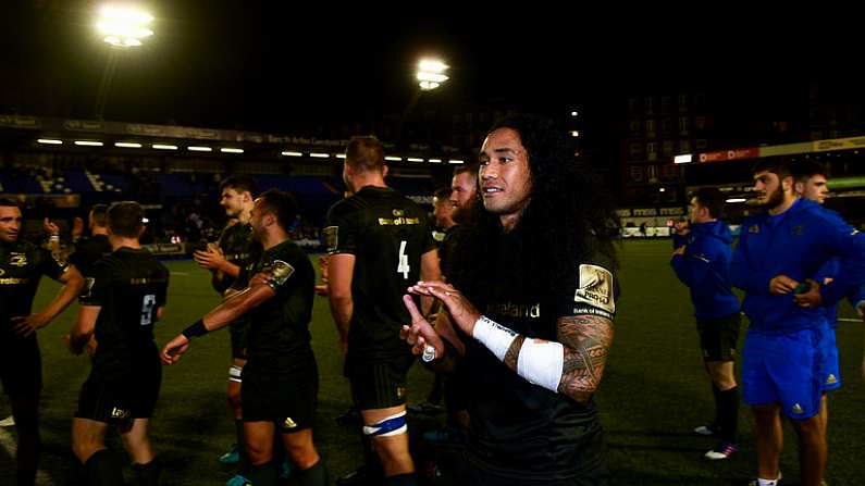 31 August 2018; Joe Tomane of Leinster following the Guinness PRO14 Round 1 match between Cardiff Blues and Leinster at the BT Cardiff Arms Park in Cardiff, Wales. Photo by Ramsey Cardy/Sportsfile