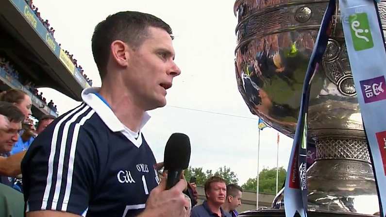 Watch: Stephen Cluxton Has Little Dig At Dublin's Critics In All-Ireland Speech