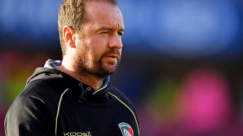 10 December 2016; Leicester Tigers assistant coach Geordan Murphy before the European Rugby Champions Cup Pool 1 Round 3 match between Munster and Leicester Tigers at Thomond Park in Limerick. Photo by Brendan Moran/Sportsfile