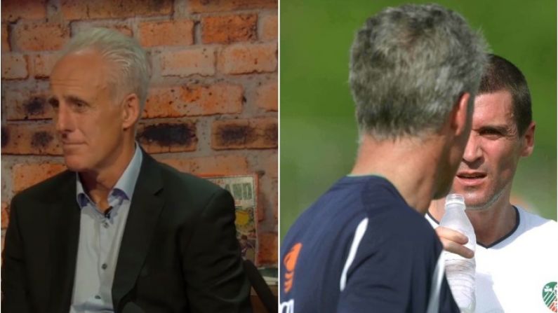 Watch: Unreal Tension As Mick McCarthy Cites Roy Keane's 'Feigning Injury' Remark