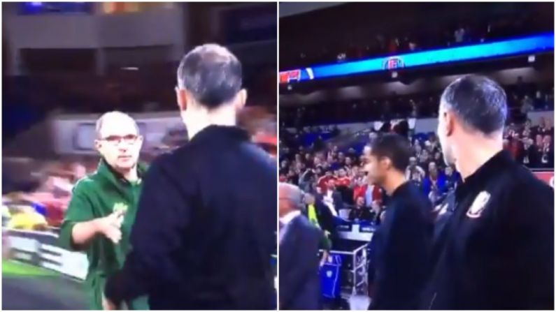 Watch: O'Neill Left Giggs Looking Perplexed At Post-Match Handshake