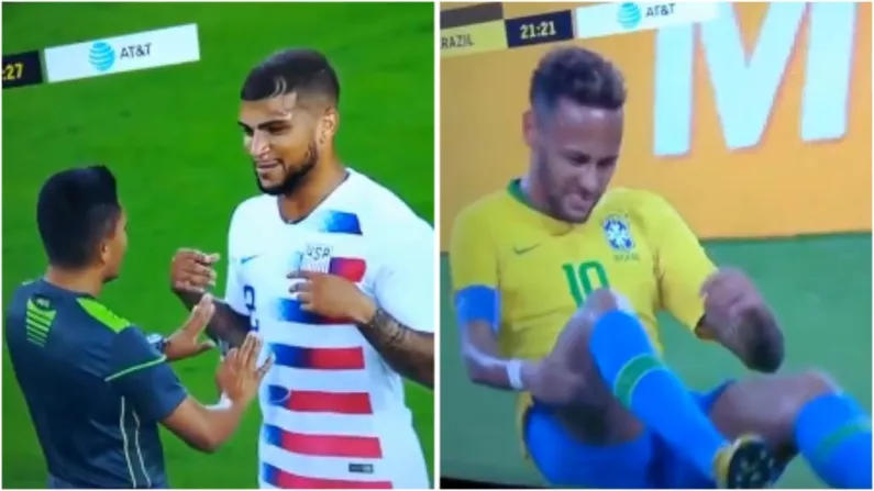 Watch: Yedlin Tells Ref What World Thinks Over Neymar's Antics