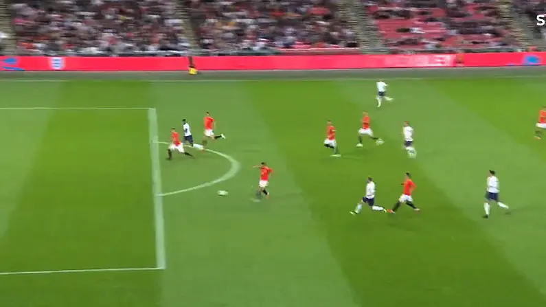 Watch: Exquisite Luke Shaw Pass Sets Up Rashford For England Goal