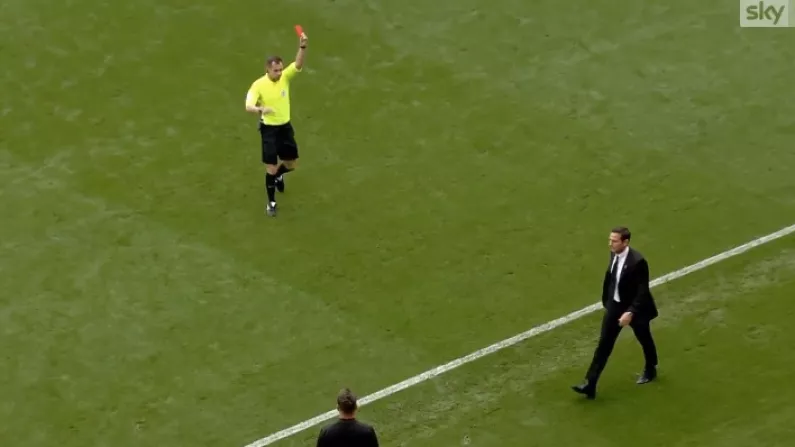 Watch: Furious Frank Lampard Sent Off As Derby Fall To Defeat
