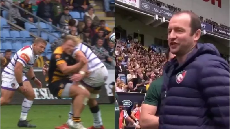 Watch: Controversial Red Card For High Tackle Leaves Geordan Murphy Fuming