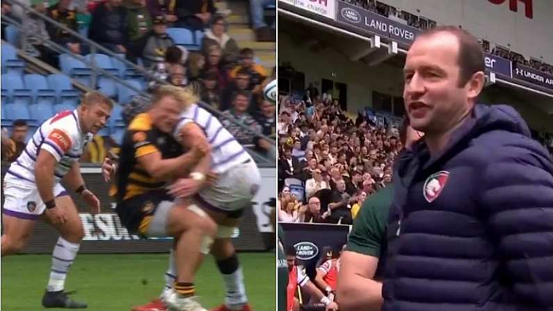 Watch: Controversial Red Card For High Tackle Leaves Geordan Murphy Fuming