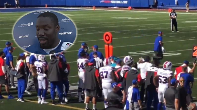 Incredible Scenes As Buffalo Bills Player Quits And Retires At Half-Time