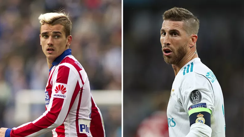 Sergio Ramos Chides Antoine Griezmann For Lionel Messi Claims