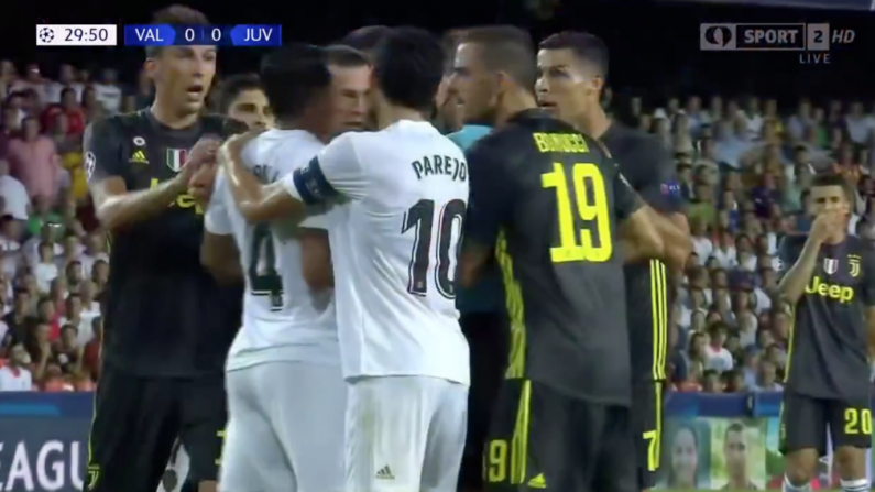 Watch: Cristiano Ronaldo Shown Harsh Red Card For Off The Ball Incident
