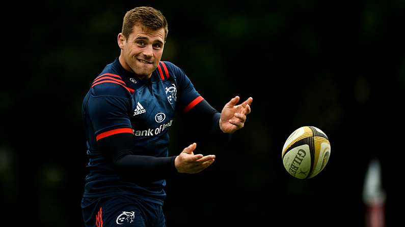 17 September 2018; CJ Stander during Munster rugby squad training at the University of Limerick in Limerick. Photo by Diarmuid Greene/Sportsfile