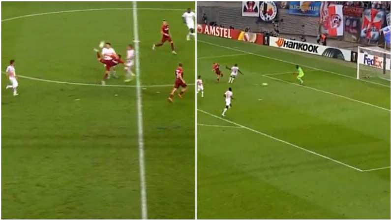 Watch: 'Red Bull Derby' Settled With Incredible Double-Back Heel Assist