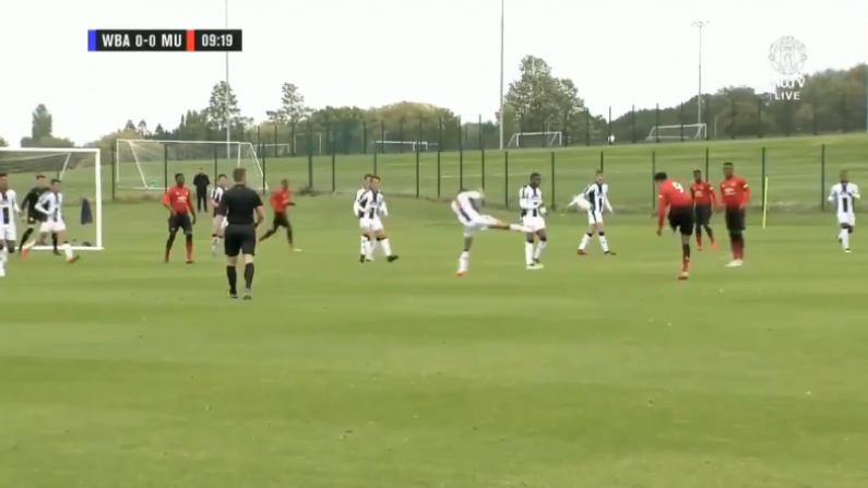 Watch: Exciting Manchester United Starlet Scores Left-Footed Stunner