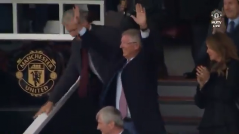 Watch: Alex Ferguson Really Enjoyed The Warm Reception On His Return