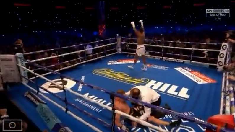 Watch: Fierce Anthony Joshua TKO Ends Povetkin's Serious Challenge