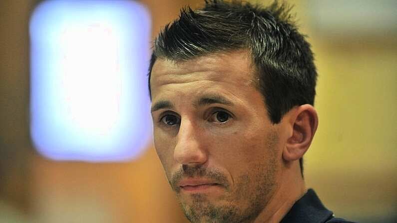 12 October 2008; Republic of Ireland's Liam Miller during a players Mixed Zone. Grand Hotel, Malahide, Co. Dublin. Picture credit: David Maher / SPORTSFILE