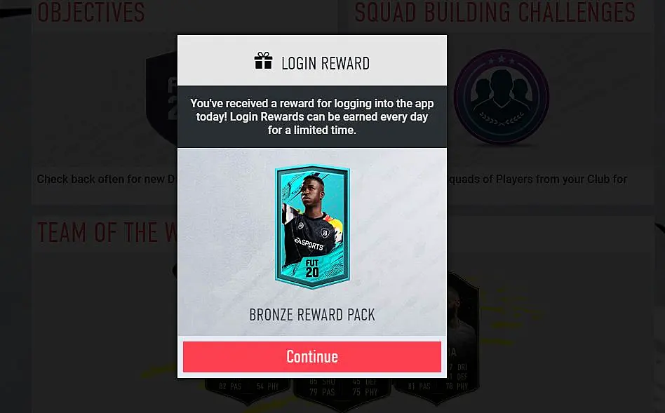 Guia da Companion App para FIFA 20 Ultimate Team 