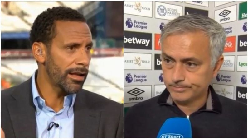 Rio Ferdinand Left Bemused By Jose Mourinho's Unhelpful 'Sly Dig'