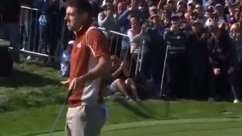 Watch: Pumped Rory McIlroy Roars Striking Message After Ryder Cup Putt
