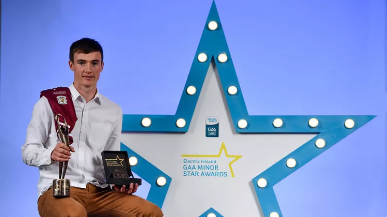 Galway's Donal O'Shea Named Electric Ireland Minor Hurler Of The Year