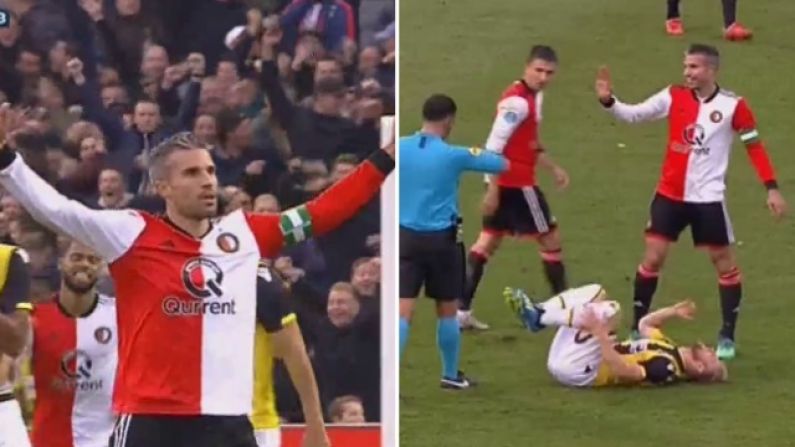 Watch: Robin Van Persie Has Thoroughly Eventful Four Minutes