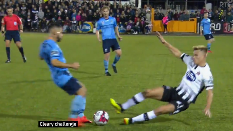 Watch: Cawley Slams Dundalk Defender For 'Disgraceful Lunge' During Semi-Final Triumph