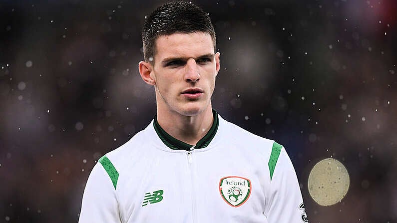 28 May 2018; Declan Rice of Republic of Ireland prior to the International Friendly match between France and Republic of Ireland at Stade de France in Paris, France. Photo by Stephen McCarthy/Sportsfile