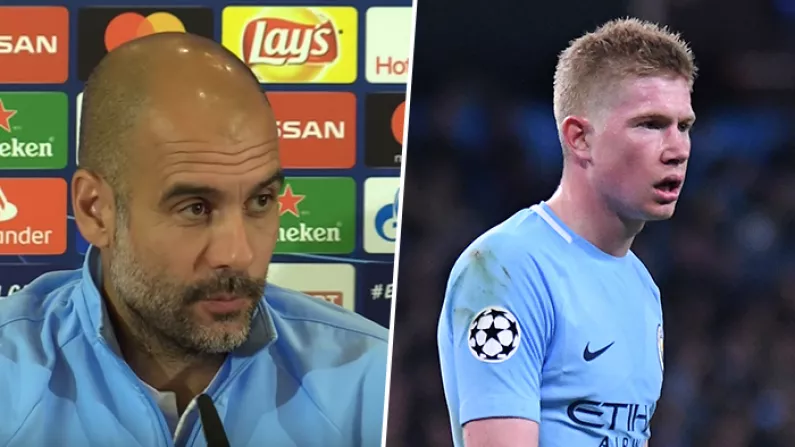 Pep Guardiola Gives Update On Kevin De Bruyne Injury