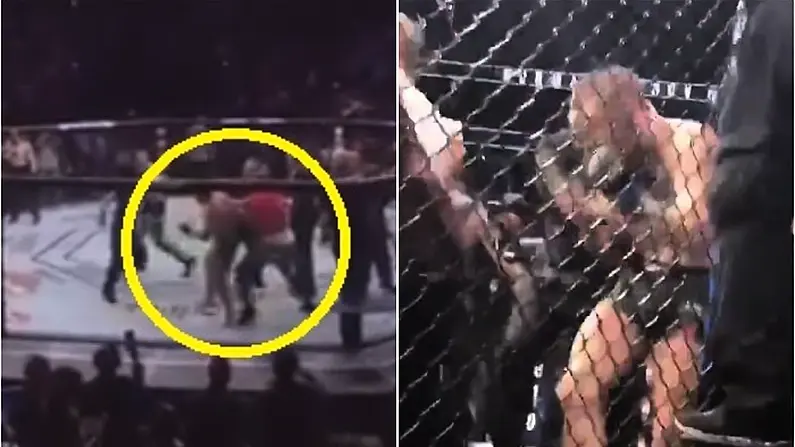 Watch: McGregor Attacked From Behind After Fight As Chaos Breaks Out