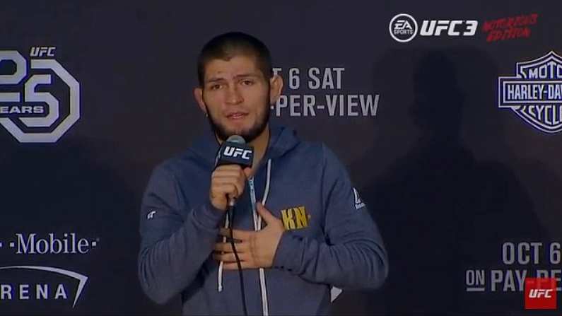 Khabib Defends Actions Following Disgraceful UFC 229 Scenes