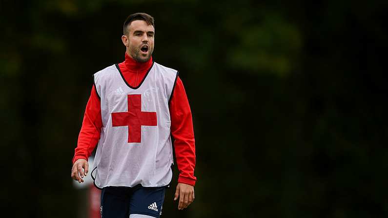 8 October 2018; Conor Murray during Munster Rugby squad training at the University of Limerick in Limerick. Photo by Diarmuid Greene/Sportsfile