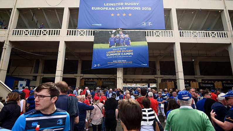 19 May 2018; A general view of the RDS Arena prior to the Guinness PRO14 semi-final match between Leinster and Munster at the RDS Arena in Dublin. Photo by Stephen McCarthy/Sportsfile