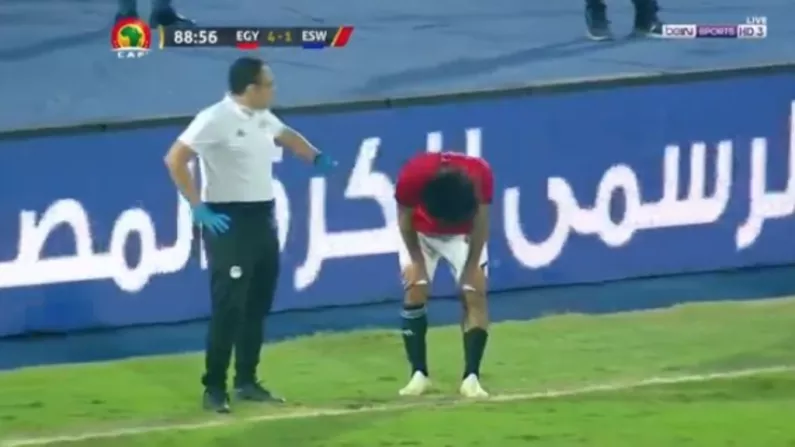 Worry For Liverpool Fans As Mohamed Salah Limps Out Of AFCON Tie