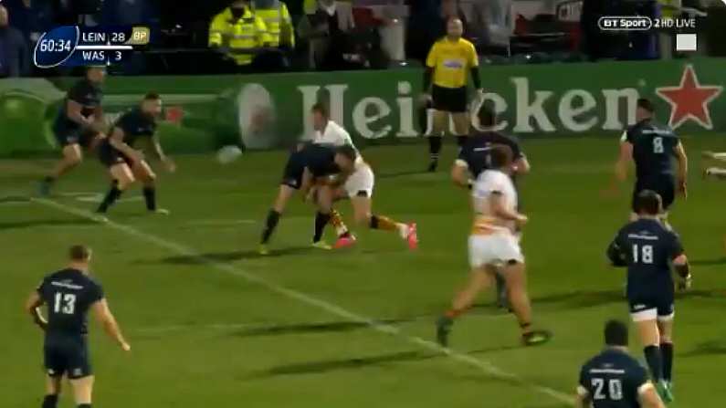 Watch: Through-The-Legs Johnny Sexton Pass Is Just Different Class