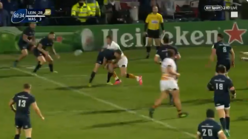 Watch: Through-The-Legs Johnny Sexton Pass Is Just Different Class
