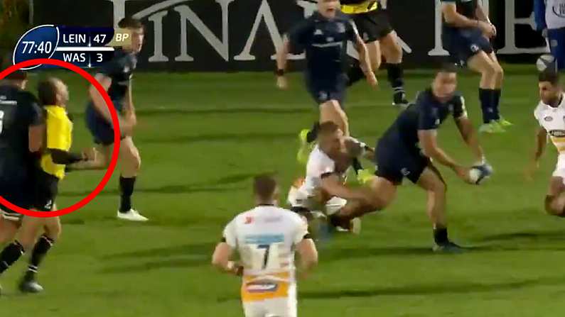 Watch: Rhys Ruddock Puts An End To Referee's Night With A Good Clatter