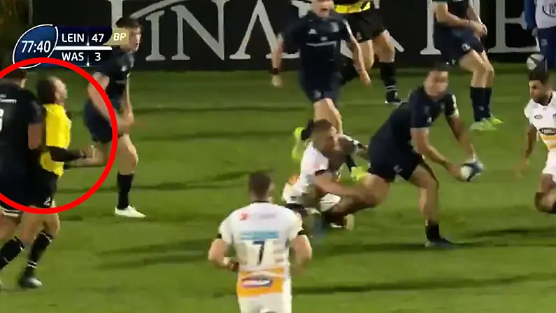 Watch: Rhys Ruddock Puts An End To Referee's Night With A Good Clatter