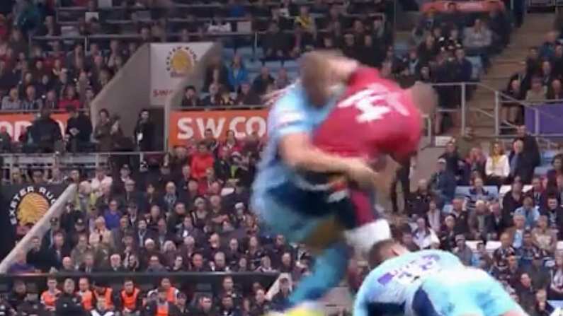 Watch: Andrew Conway Lucky To Escape Yellow For Clumsy Charge Down