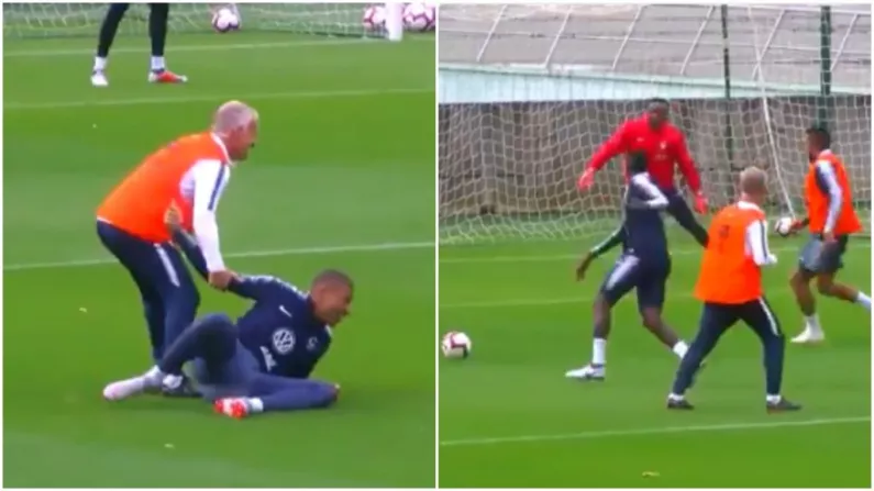 Watch: Didier Deschamps Tears It Up In 5-A-Side Game With French Team