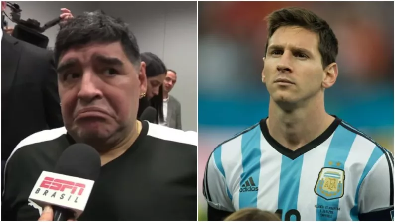 'He Doesn't Get It" - Maradona Launches Withering Attack On Lionel Messi