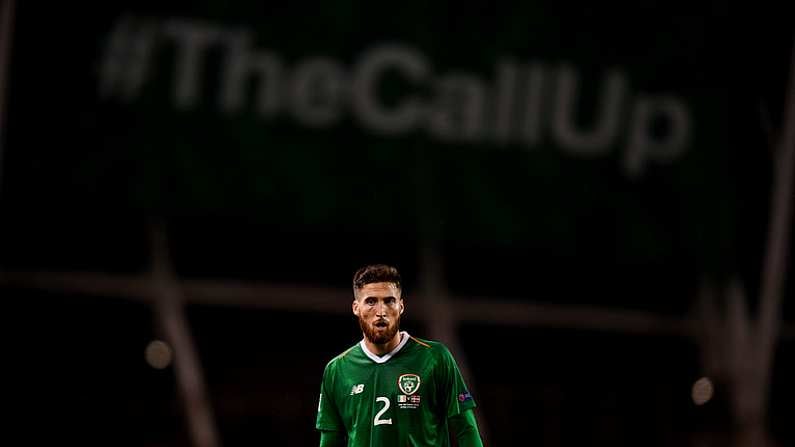 13 October 2018; Matt Doherty of Republic of Ireland during the UEFA Nations League B group four match between Republic of Ireland and Denmark at the Aviva Stadium in Dublin. Photo by Stephen McCarthy/Sportsfile