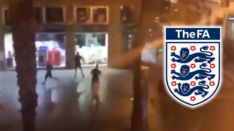 FA Release Statement Condemning Scenes As England Fans Clash With Spanish Police