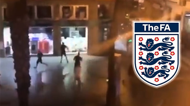 FA Release Statement Condemning Scenes As England Fans Clash With Spanish Police