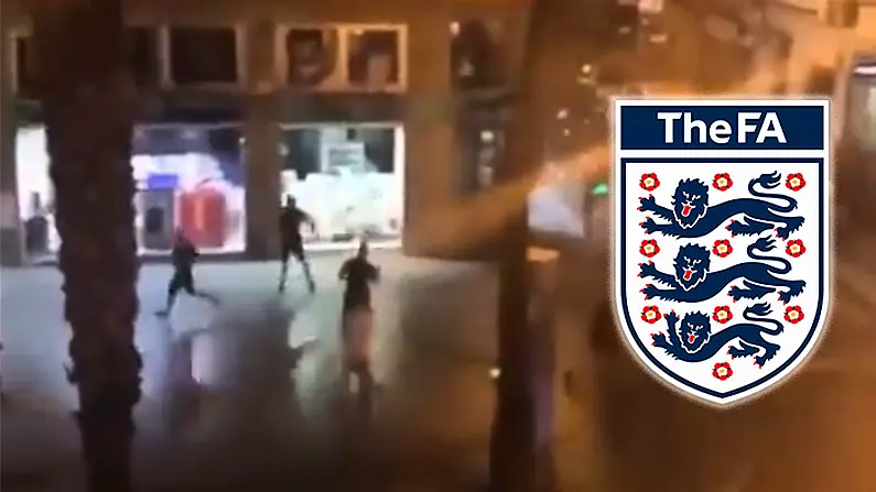 FA Release Statement Condemning Scenes As England Fans Clash With Spanish Police