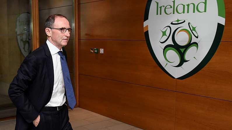 16 October 2018; Republic of Ireland manager Martin O'Neill arrives prior to the UEFA Nations League B group four match between Republic of Ireland and Wales at the Aviva Stadium in Dublin. Photo by Stephen McCarthy/Sportsfile