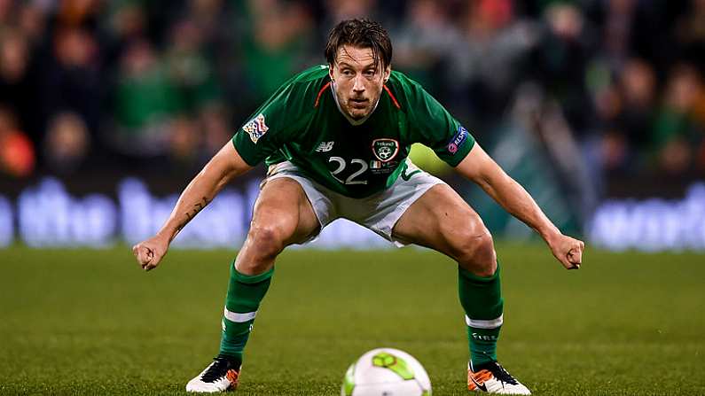 16 October 2018; Harry Arter of Republic of Ireland during the UEFA Nations League B group four match between Republic of Ireland and Wales at the Aviva Stadium in Dublin. Photo by Stephen McCarthy/Sportsfile