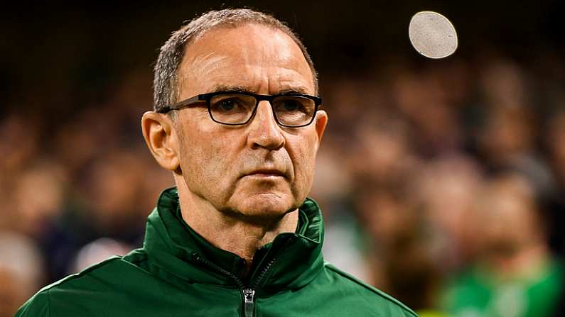 16 October 2018; Republic of Ireland manager Martin O'Neill during the UEFA Nations League B group four match between Republic of Ireland and Wales at the Aviva Stadium in Dublin. Photo by Stephen McCarthy/Sportsfile